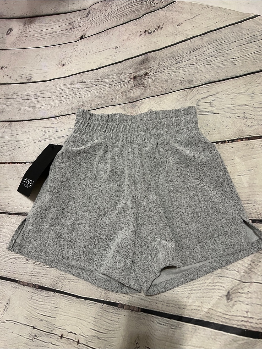 FIVE dancewear NWT Gray airbrush shorts YM